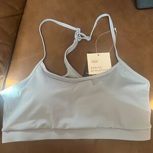 Senita Athletics Blue Bikini Top